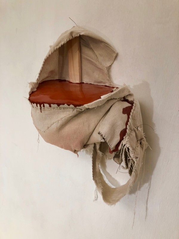 Bag Painting (Brown with Hood) by Howard Schwartzberg