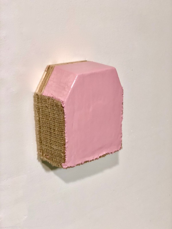 Small Section Painting (pink top hex)