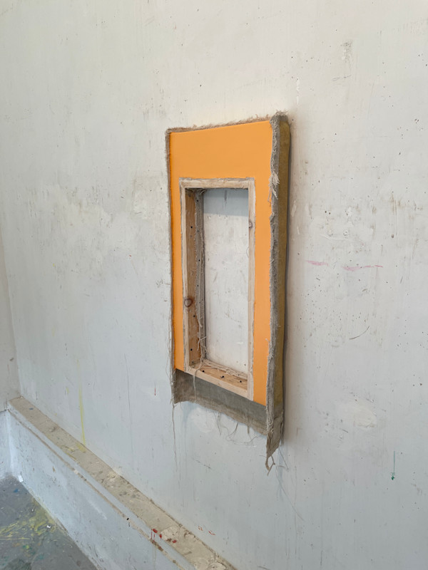 Inverted Reversed Painting (light orange minus bottom) by Howard Schwartzberg