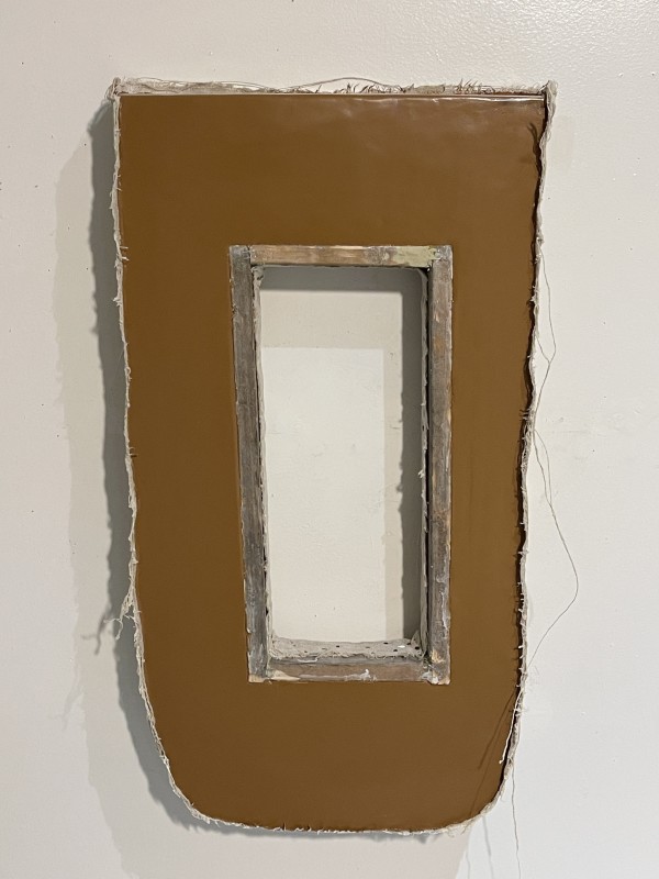 Inverted Reversed Painting (yellow brown) by Howard Schwartzberg