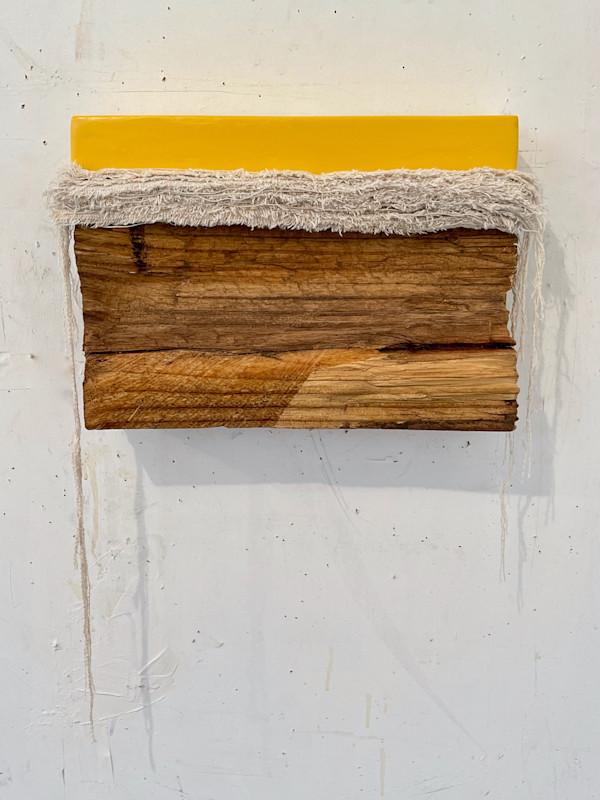 Bed Painting (yellow) by Howard Schwartzberg