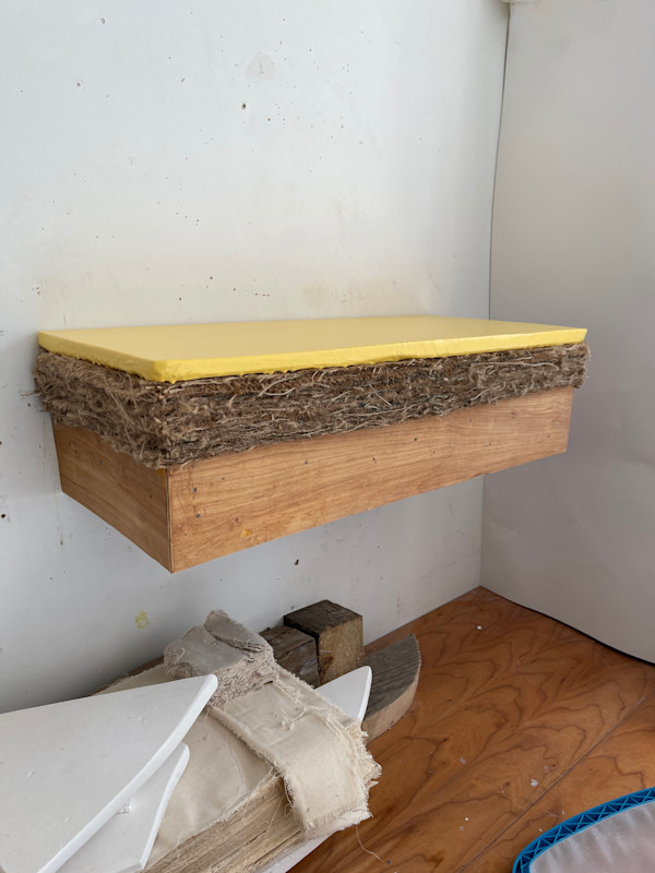 Bed Painting (pale yellow) by Howard Schwartzberg