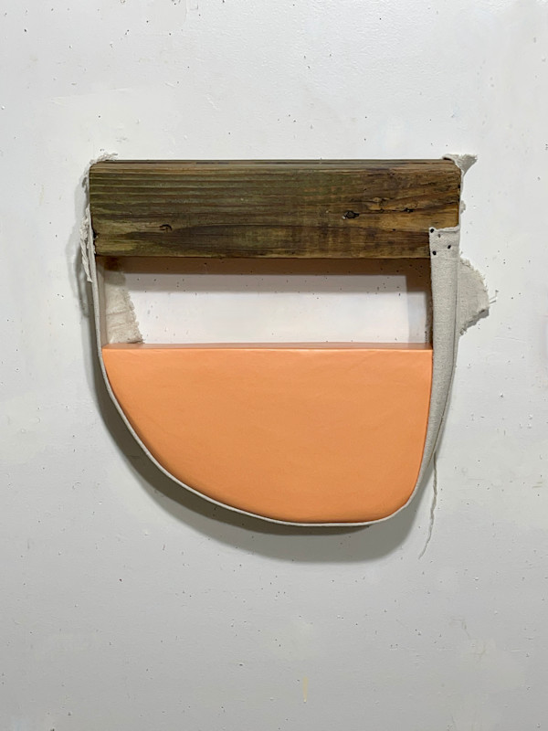 Suspended Painting (orange magenta light) by Howard Schwartzberg