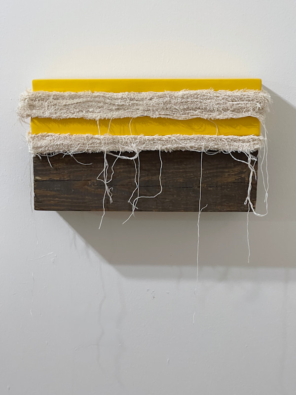 Bed Painting (double deep yellow) by Howard Schwartzberg
