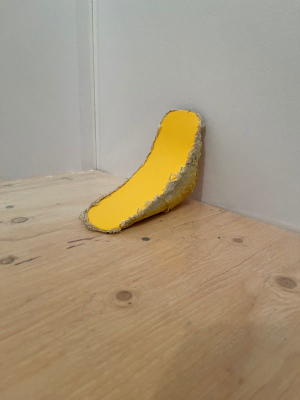 Small Section Painting (yellow peach) by Howard Schwartzberg, Image 7.