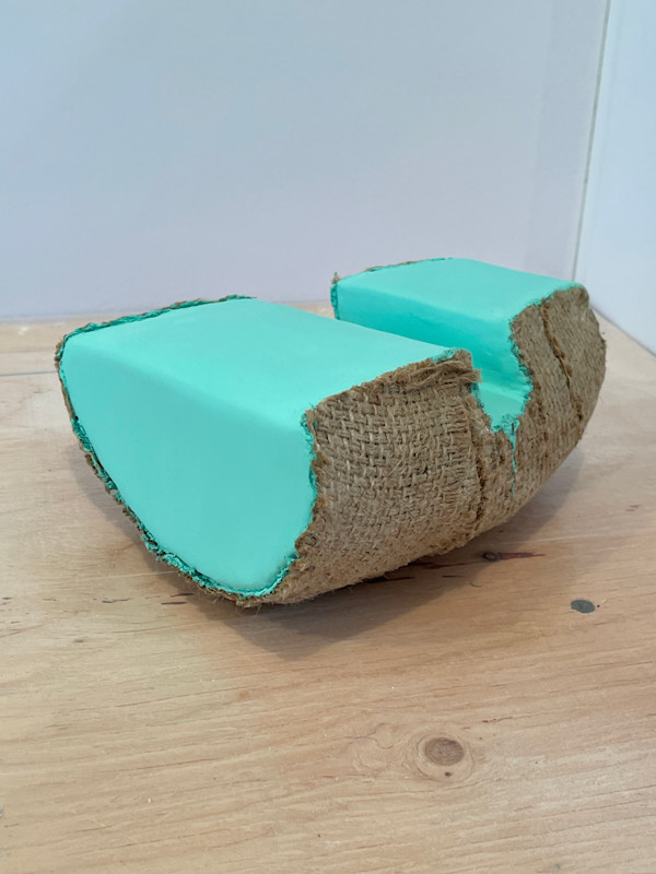 Small Section Painting (aqua mint) by Howard Schwartzberg, Image 2.