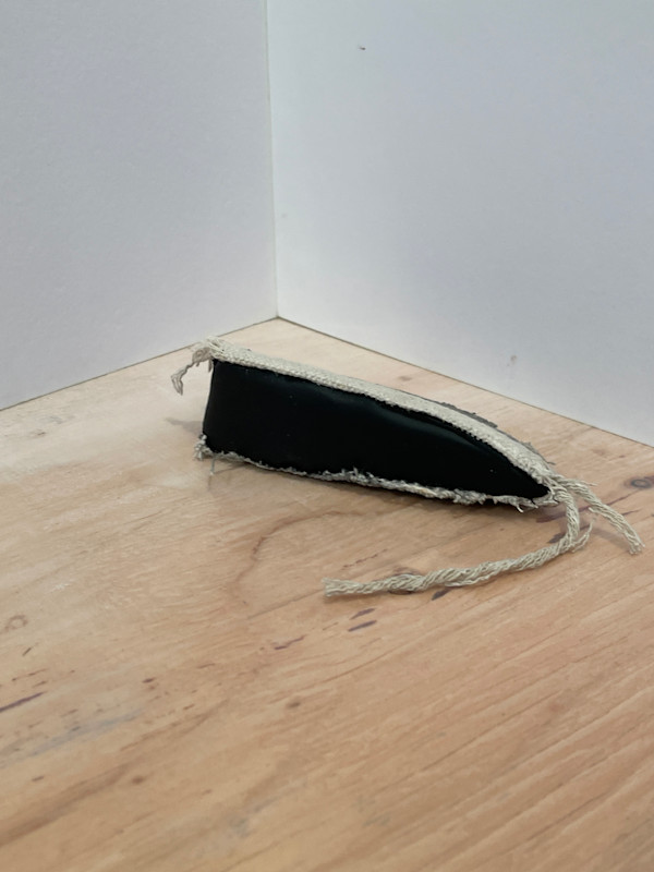 Small Section Painting (black) by Howard Schwartzberg, Image 3.