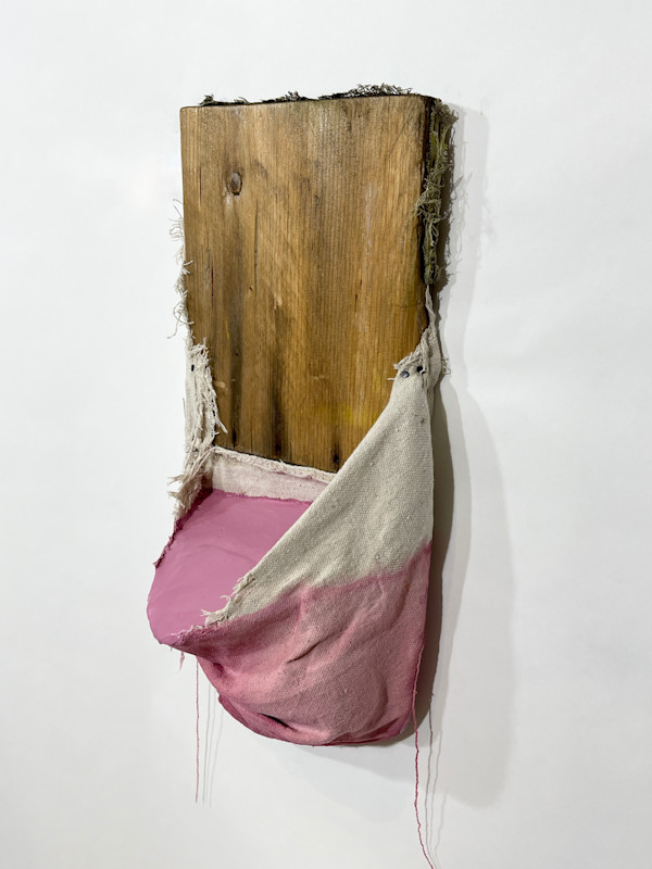 Incline Bag Painting (fuchsia) by Howard Schwartzberg