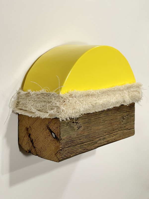 Bed Painting (yellow gloss curve) by Howard Schwartzberg
