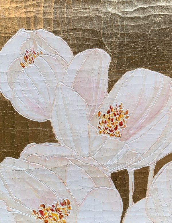 White Tulips 2 by Roberta Ahrens
