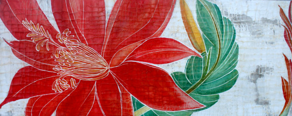 Tropical on White by Roberta Ahrens