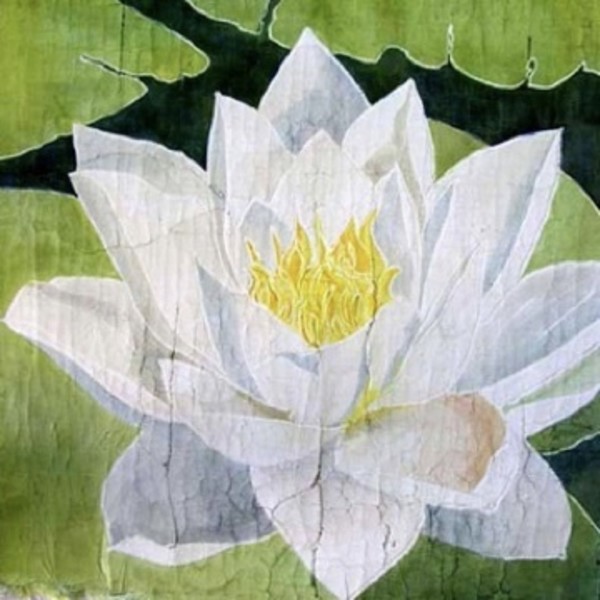 Floating White w/ pads by Roberta Ahrens