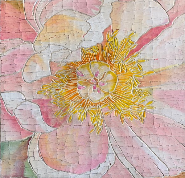 Pink Peony 3 by Roberta Ahrens
