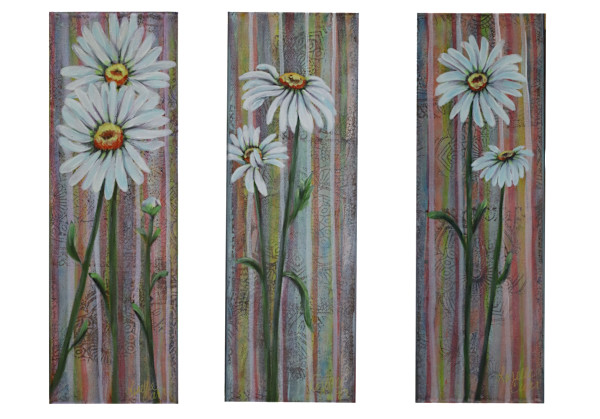Bloomin Vibes - Tryptic by Lorelle Carr