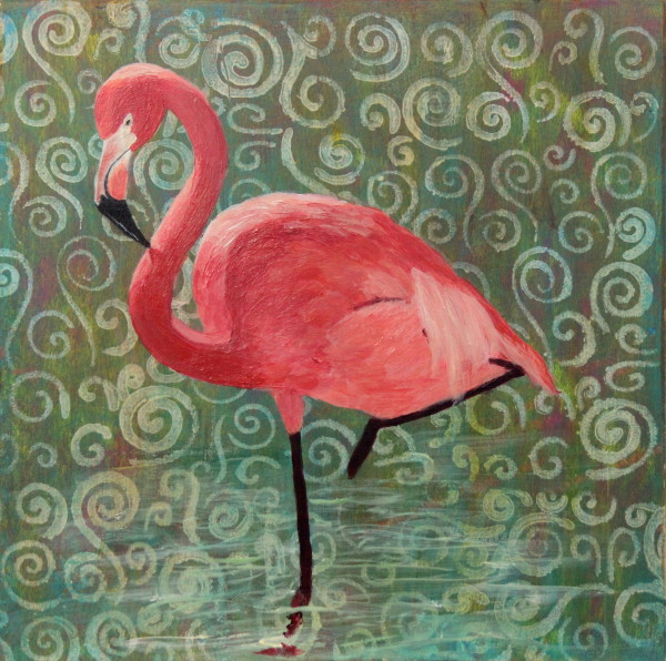 Day 16 - Flamingo by Lorelle Carr
