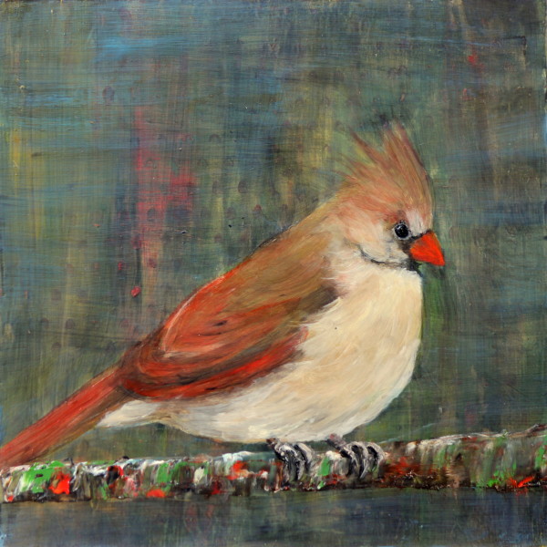Day 1 - Female Cardinal by Lorelle Carr