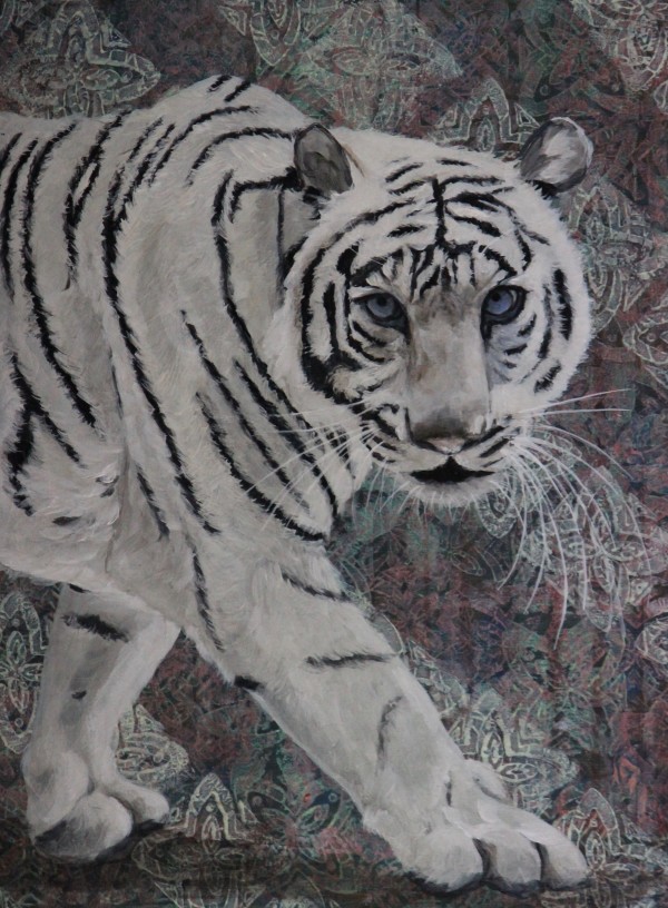 Day 22 - White Tiger by Lorelle Carr