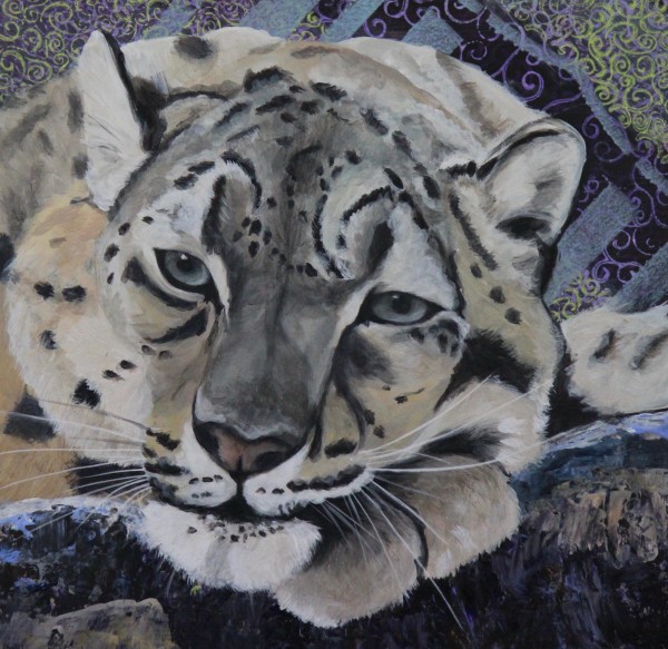 Day 42 - Snow Leopard by Lorelle Carr