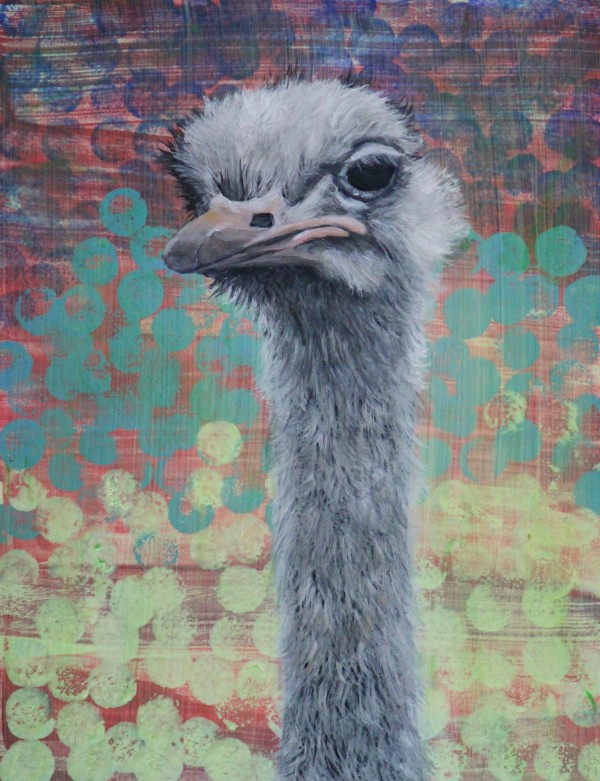 Day 48 - Ostrich by Lorelle Carr