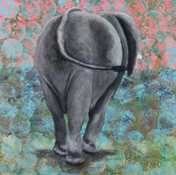 Day 05 - Elephants Rear by Lorelle Carr