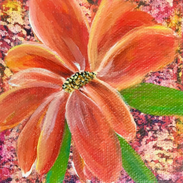 Orange Flower by Lorelle Carr