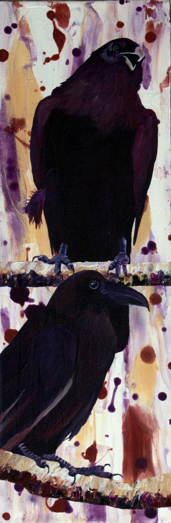 Two Ravens by Lorelle Carr