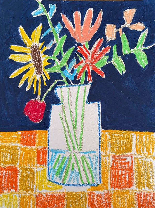 Single Sunflower by Sheryl Siddiqui Art