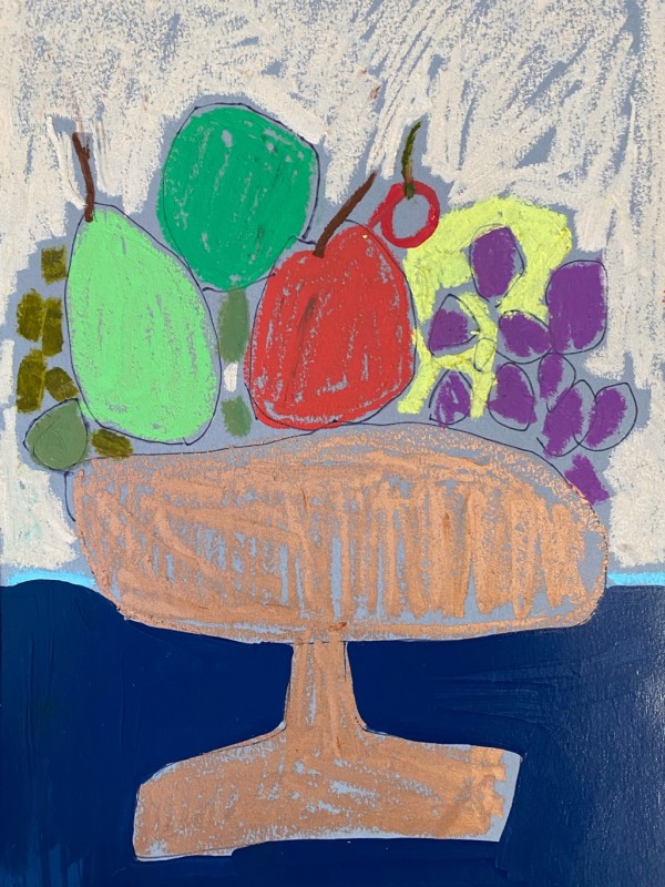 Fruit Bowl in Copper by Sheryl Siddiqui Art