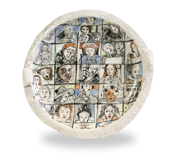 Zoom Meeting plates I  and II by Gail Altschuler, Image 2.