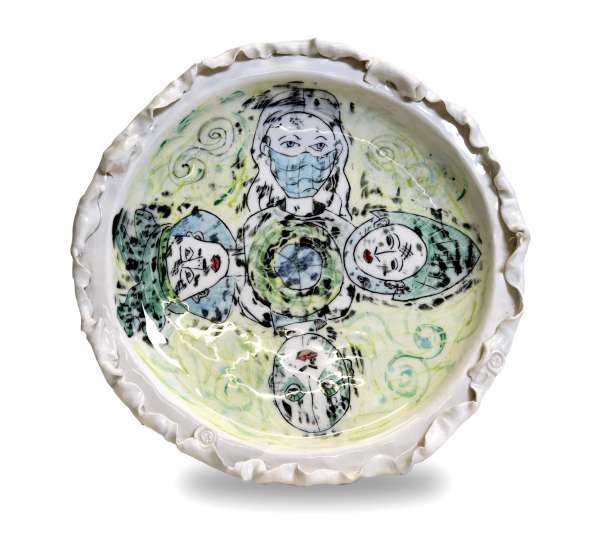 Mask plates by Gail Altschuler, Image 2.
