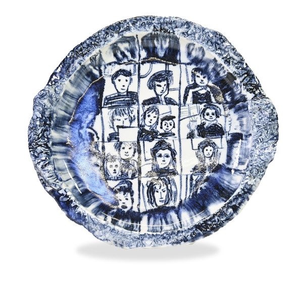 Zoom Plate Blue by Gail Altschuler, Image 5.