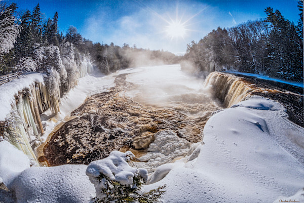 Tahquamenon Falls Winter by Charles Bonham