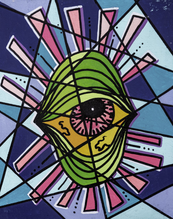 Stained Glass Eye by Alexis Bearinger
