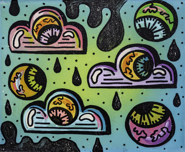 Psychedelic Rain by Alexis Bearinger