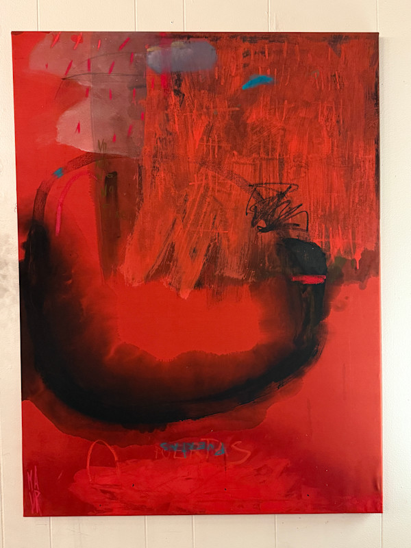 Untitled Red by Miguel Valdivia Ramos