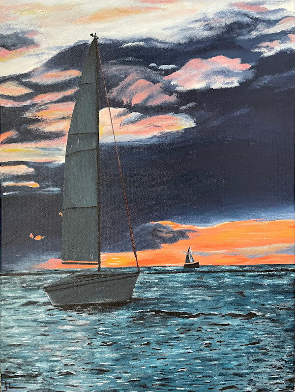 A Scenic Sailboat by Kennedi Kickbusch