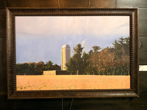 Moonrise over Silo by Matthew Jacobson