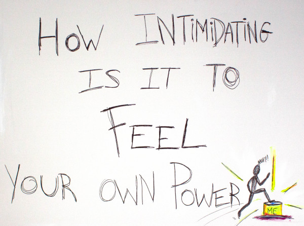 How Intimidating is it to Feel Your Own Power by Carolina Donoso