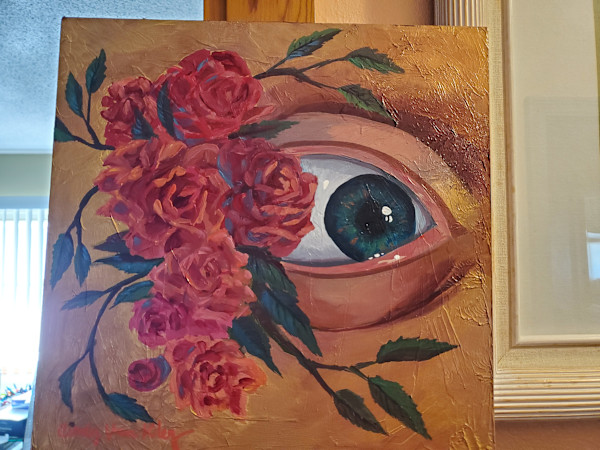 Stop to Eye the Roses by Cindy Van Kley