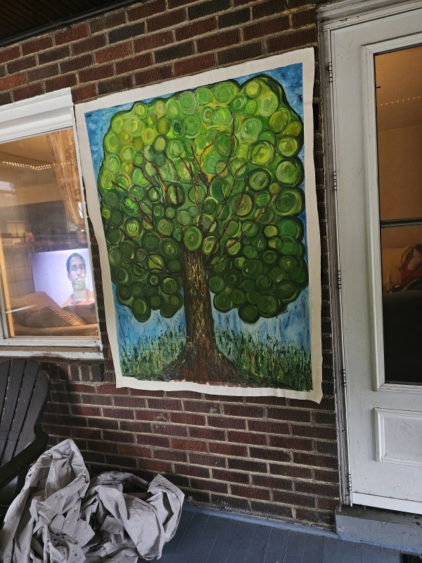 Family Tree Painting Piece by Bobbie Bonita