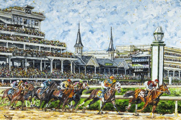 Commissioned A Day at the Races by Kim Perry