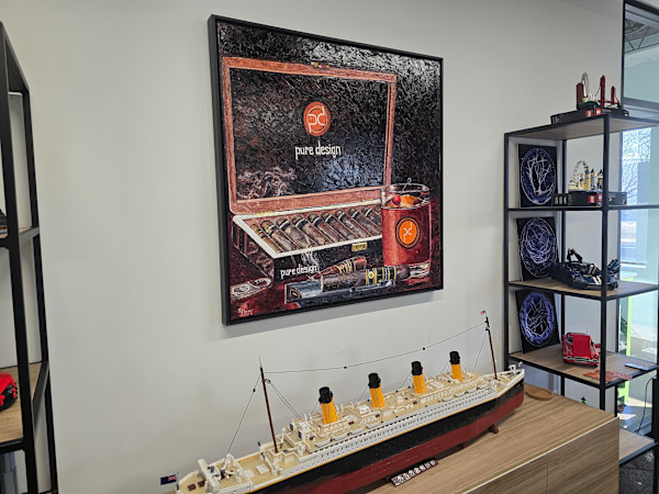 Pure Design 36x36 Commissioned Painting - COMMISSION by Kim Perry