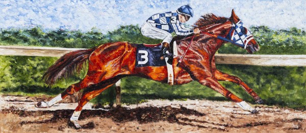 Secretariat Commissioned Piece by Kim Perry