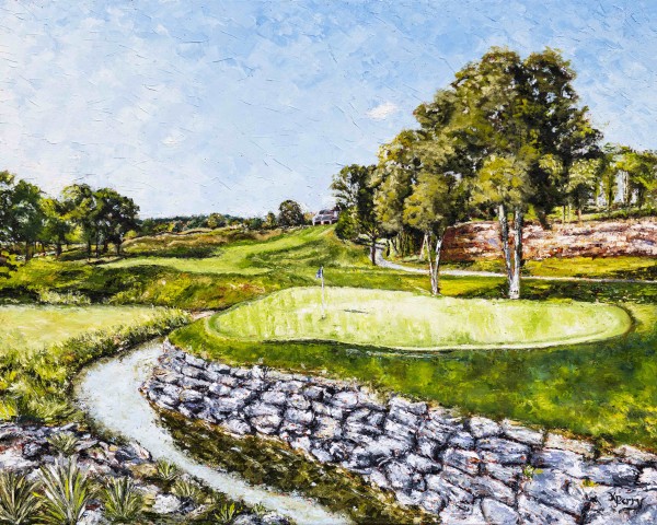 Valhalla Hole 13 by Kim Perry