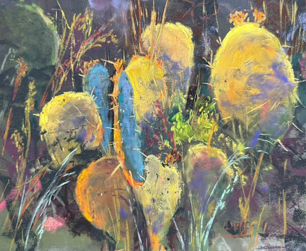 Cactus Study by Linda C. Wells