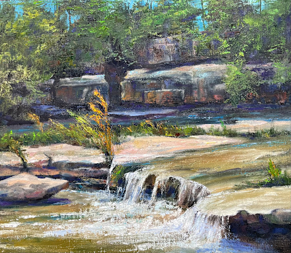 The Falls at Bull Creek by Linda C. Wells