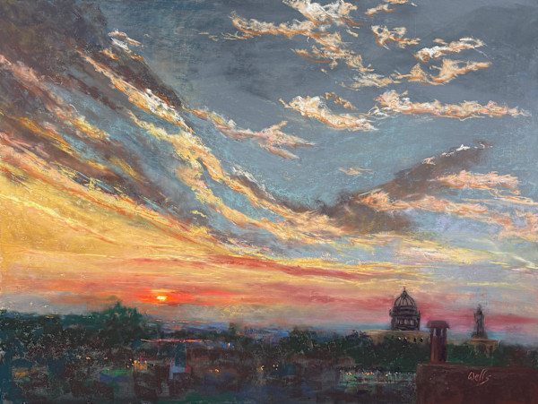 Quiet Evening in San Miguel by Linda C. Wells, Image 1.