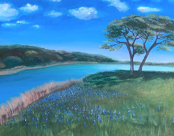 Texas Landscape by L.A. Carroll Studio