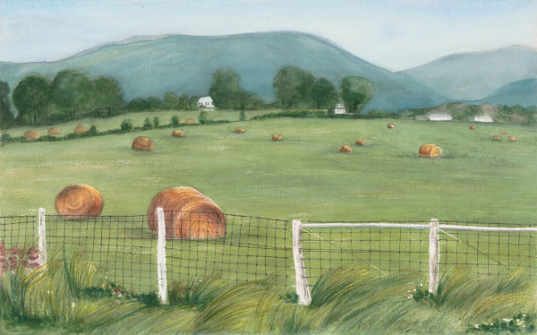 Hay Harvest by L.A. Carroll Studio