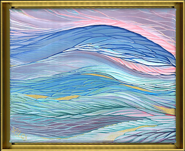 Open Heaven  (original-left panel) by L.A. Carroll Studio